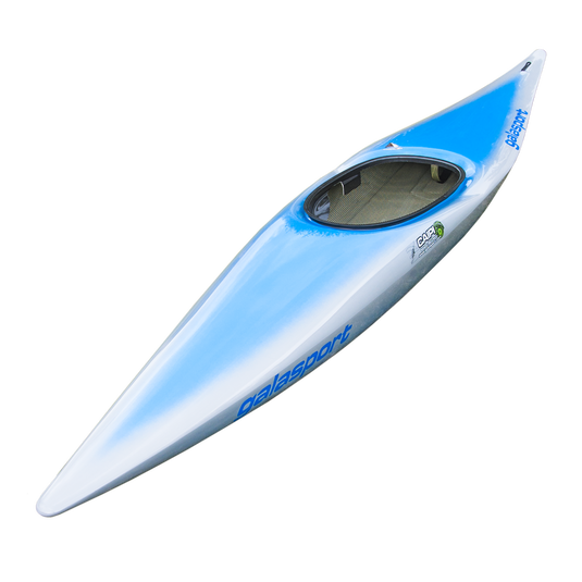 Galasport Slalom Kayak - Caipi shown in blue 